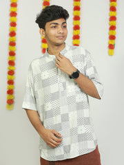 Printed Rayon Casual Kurta ( Casual Shirt Model )