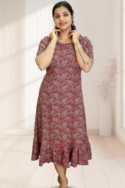 Elegant Cotton Mix Printed Kurti