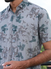 Men Regular Fit Rayon Printed Half Sleeve Casual Shirt - 349/-