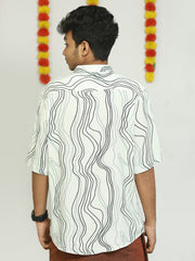 Printed Rayon Casual Kurta ( Casual Shirt Model )