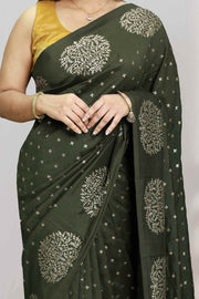 Fancy Saree-Stylish Butta Work