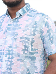 Men Regular Fit Rayon Printed Half Sleeve Casual Shirt - 349/-