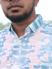 Men Regular Fit Rayon Printed Half Sleeve Casual Shirt - 349/-