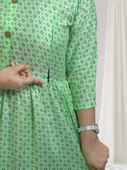 Comfortable & Stylish Feeding Kurti – Printed Elegance for Moms