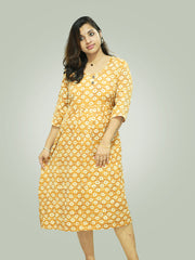 Cotton Printed Women's Feeding Nighty with Concealed Zipper - only 499/-