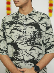 Printed Rayon Casual Kurta ( Casual Shirt Model )