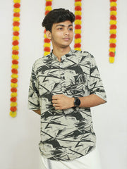 Printed Rayon Casual Kurta ( Casual Shirt Model )