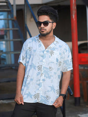 Men Regular Fit Rayon Printed Half Sleeve Casual Shirt - 349/-