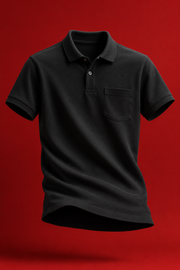 Rosy Rain Classic Pocket Polo T-Shirt