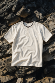 Classic Chinese Collar Men's T-Shirt