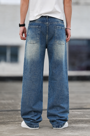 Shaded Wide Leg Men’s Baggy Jeans