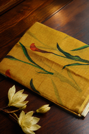 Digital Print Zari Border Fancy Saree