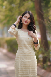 Classic Mirror Work Long Top