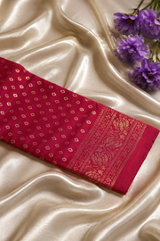Traditional Butta Vichitra Silk Saree