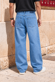 Old Labour Men’s Baggy Jeans – Classic Plain