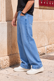 Old Labour Men’s Baggy Jeans – Classic Plain