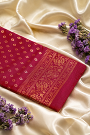 Traditional Butta Vichitra Silk Saree