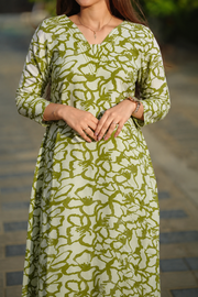 Classic Cotton Printed Long Top