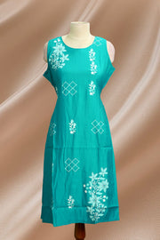 Floral Essence Georgette Long Top
