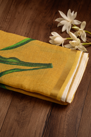 Digital Print Zari Border Fancy Saree