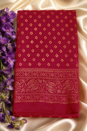Traditional Butta Vichitra Silk Saree