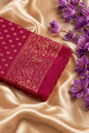 Traditional Butta Vichitra Silk Saree