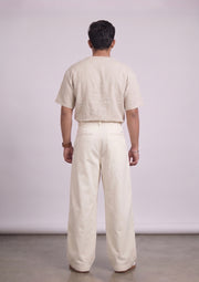 Men’s Korean Pleated Baggy Trousers
