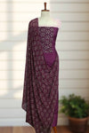 Silk Churidar Material-Ajrakh Print