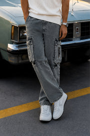 Nine K Mens Denim Cargo – Regular Fit