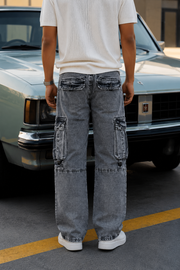Nine K Mens Denim Cargo – Regular Fit
