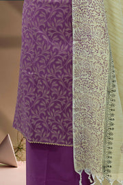 Golden Sequin Silk Churidar Material