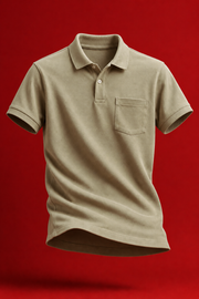 Rosy Rain Classic Pocket Polo T-Shirt