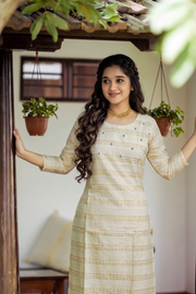 Classic Mirror Work Long Top