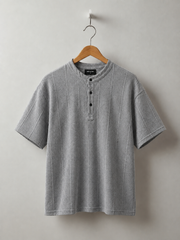 HOG & FOG Chinese Collar T-Shirt