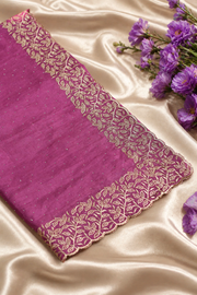Floral Jaal Cutwork Vichithra Silk Saree