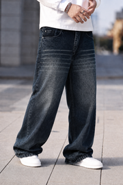 Shaded Wide Leg Men’s Baggy Jeans