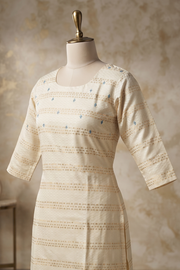 Classic Mirror Work Long Top