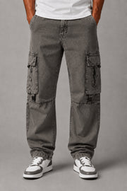 Nine K Mens Denim Cargo – Regular Fit
