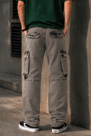 Nine K Mens Denim Cargo – Regular Fit