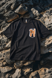 Graphic Printed Threadwork Cotton T-Shirt