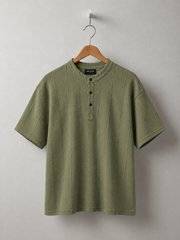HOG & FOG Chinese Collar T-Shirt