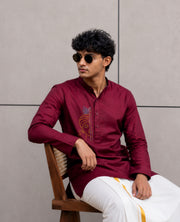 Paul Berg Short Kurta – Lord Krishna Stone Work