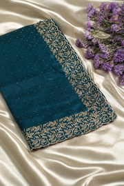 Floral Jaal Cutwork Vichithra Silk Saree