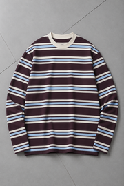Men's Striped Long-Sleeve T-Shirt