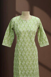 Classic Thread Embroidered Cotton Long Top