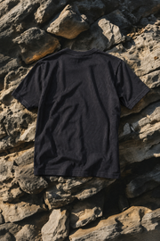 Graphic Printed Threadwork Cotton T-Shirt