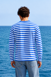 Men's Striped Long-Sleeve T-Shirt