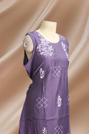 Floral Essence Georgette Long Top
