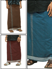 Combo Cotton Dhoti - Buy 3 @237