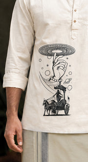 Paul Berg Traditional Kurta Dhothi Set